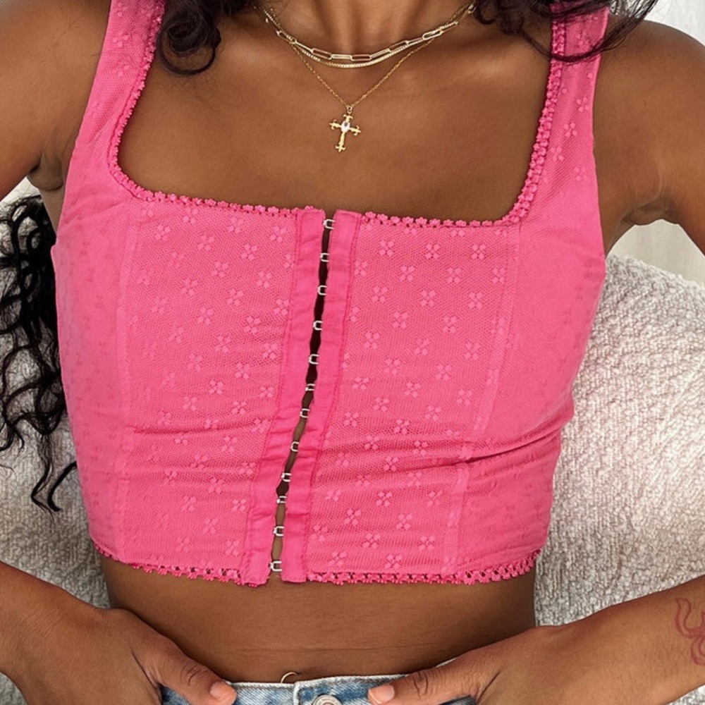Princess Polly Fuchsia Sleeveless Top